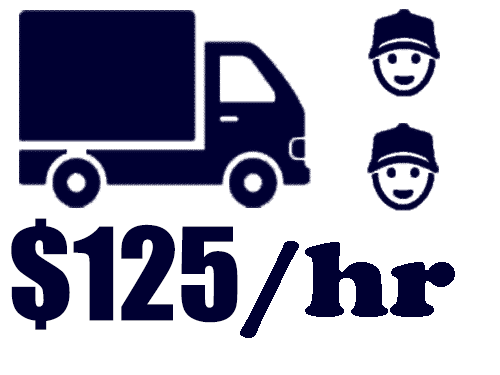 125for2 2 movers and truck for $125